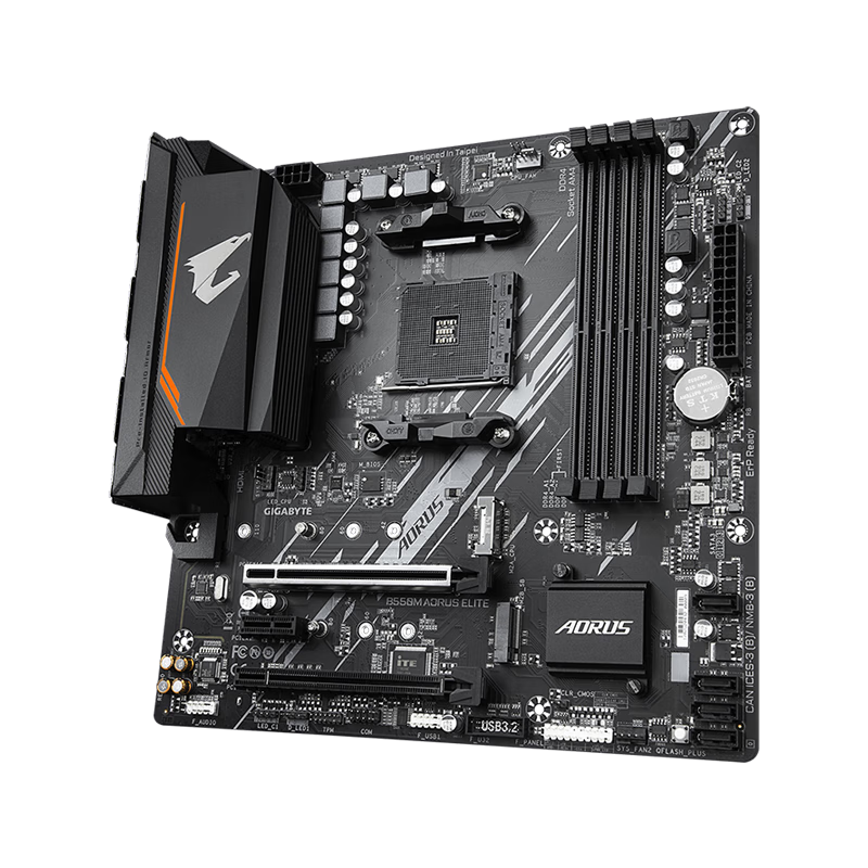 AMD 锐龙CPU 处理器 搭微星/华硕/技嘉B450B550CPU主板套装 板U套装 技嘉B550M AORUS ELITE小雕 R5 5600X(散片)套装