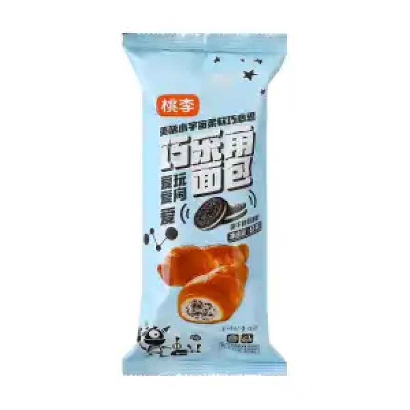 桃李新品新口味桃李巧乐角面包(饼干碎奶油味)学生早餐零食整箱 巧乐角饼干碎奶油味*1