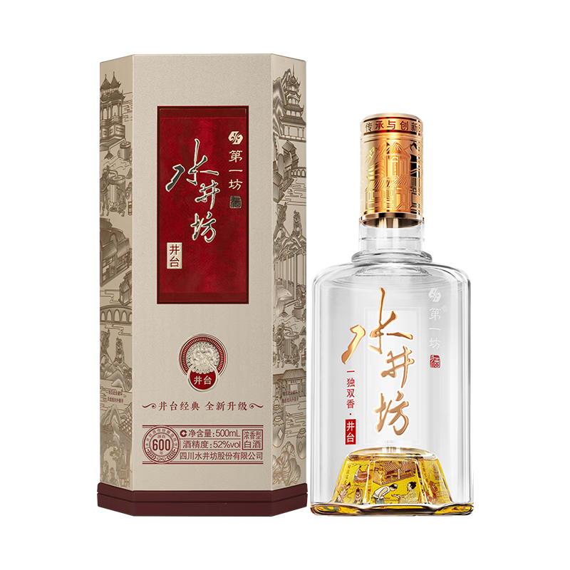 ˮ���� ��̨ 52��Ũ���Ͱ׾� 500ml 408.5Ԫ