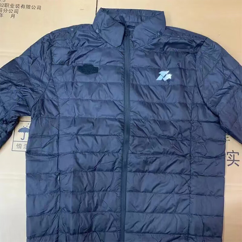 际华特训休闲3503羽绒服男夜光白鸭绒条纹黑色拉链轻薄短款羽绒外套