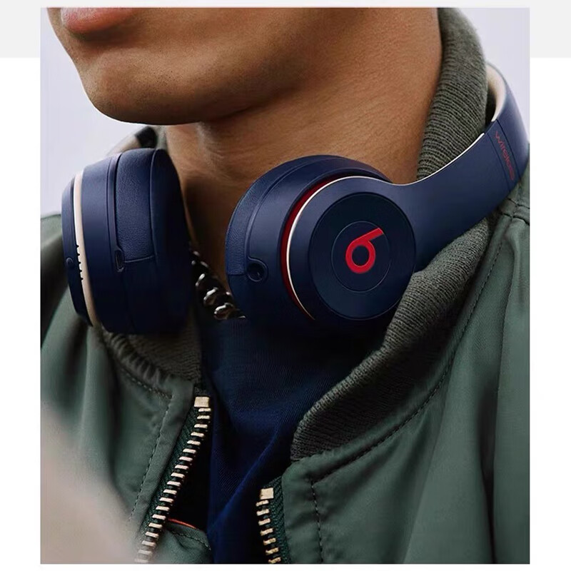 Beats Solo3 Wireless魔声魔音头戴式蓝牙真无线耳机运动音乐礼物 磨砂黑 99新简装(运输包装破损无包装)