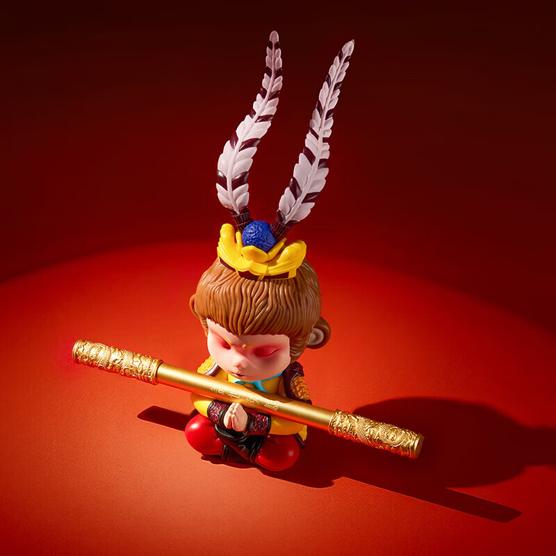 英雄（HERO）钢笔朱炳仁铜笔【盖世英雄】套装礼物孙悟空金箍棒笔学生套装大圣摆件商务高端男女士礼品礼盒 金色【送手提袋】