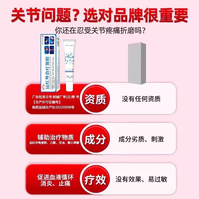 锦中医医用远红外治疗凝胶腰腿疼屁股疼腰间盘突出腰椎压迫神经腰肌劳损 两盒基础装【第二盒半价】
