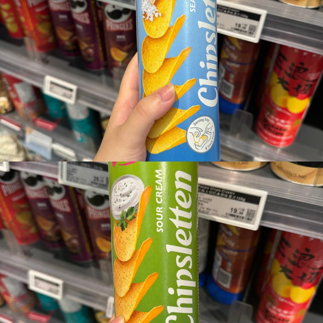 ole桃酥精品超市劳伦仑兹激脆酸奶油味原味薯片100g 酸奶油味薯片100g