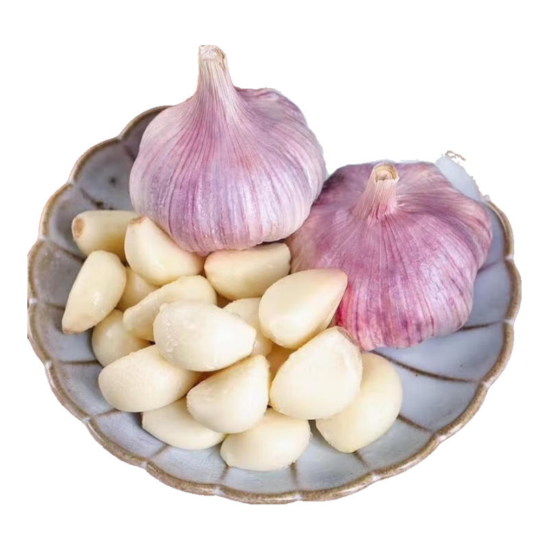 大蒜头出口品质网兜紫蒜蔬菜调料新鲜大果烧烤火锅食材 【精品网兜装】6头装 180g