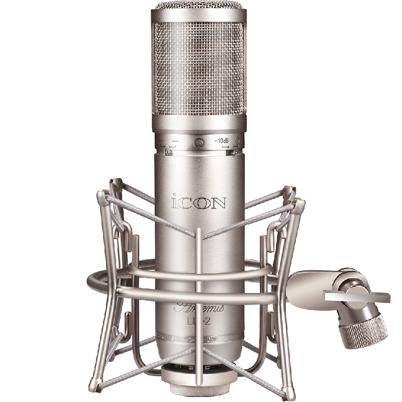 艾肯 iCON LD-2大振膜電容麥克風(fēng)喊麥唱歌主持演K歌專業(yè)錄音主播直播話筒設(shè)備