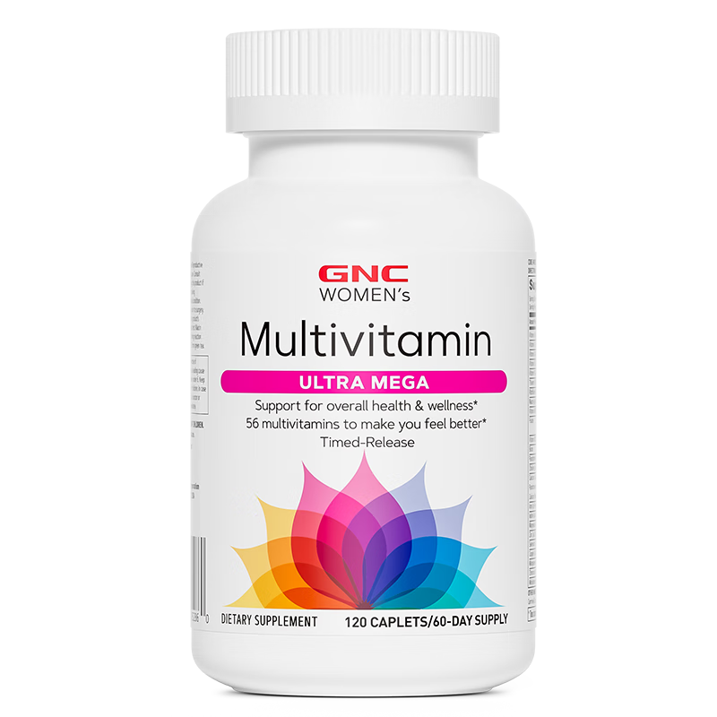 GNC����ϲŮʿ����ά���ؿ����ʻ���Ƭ120��/ƿ 56��Ӫ����VCά����b