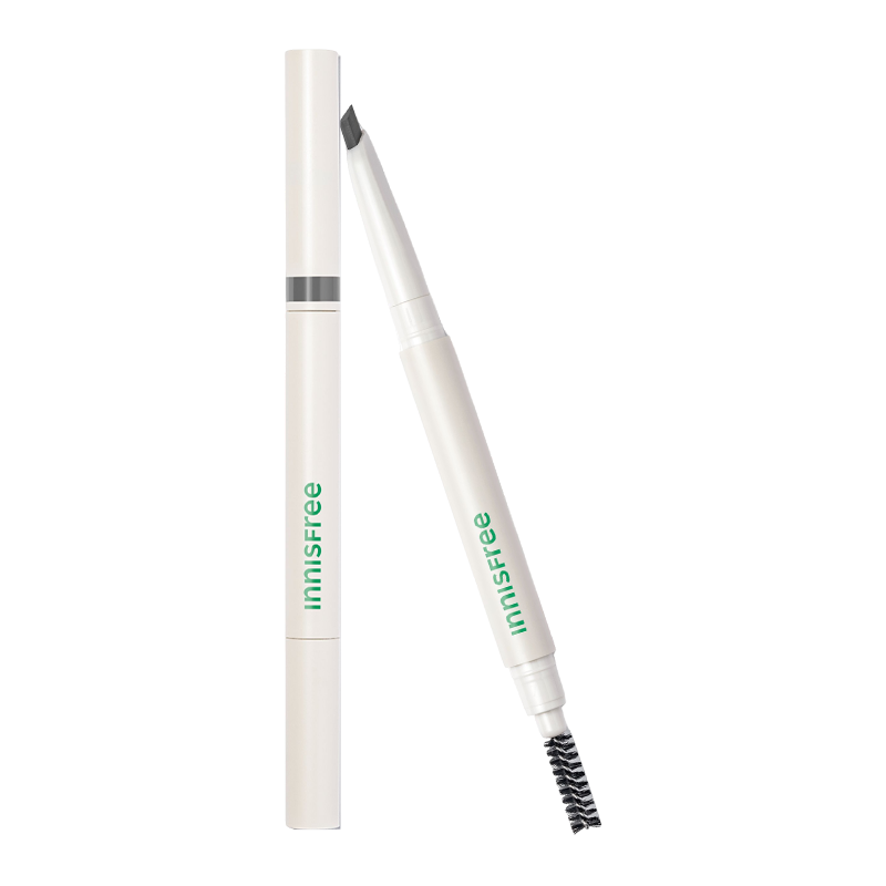 悅詩風(fēng)吟（Innisfree）眉妝大師自動眉筆三角形1#灰色0.25g防水扁平筆頭易上色