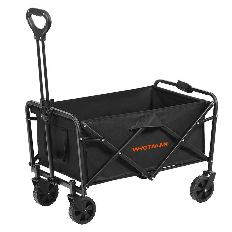 WHOTMAN户外露营车营地拖车折叠超大野营手拉车便携摆摊小推车拉车野餐车