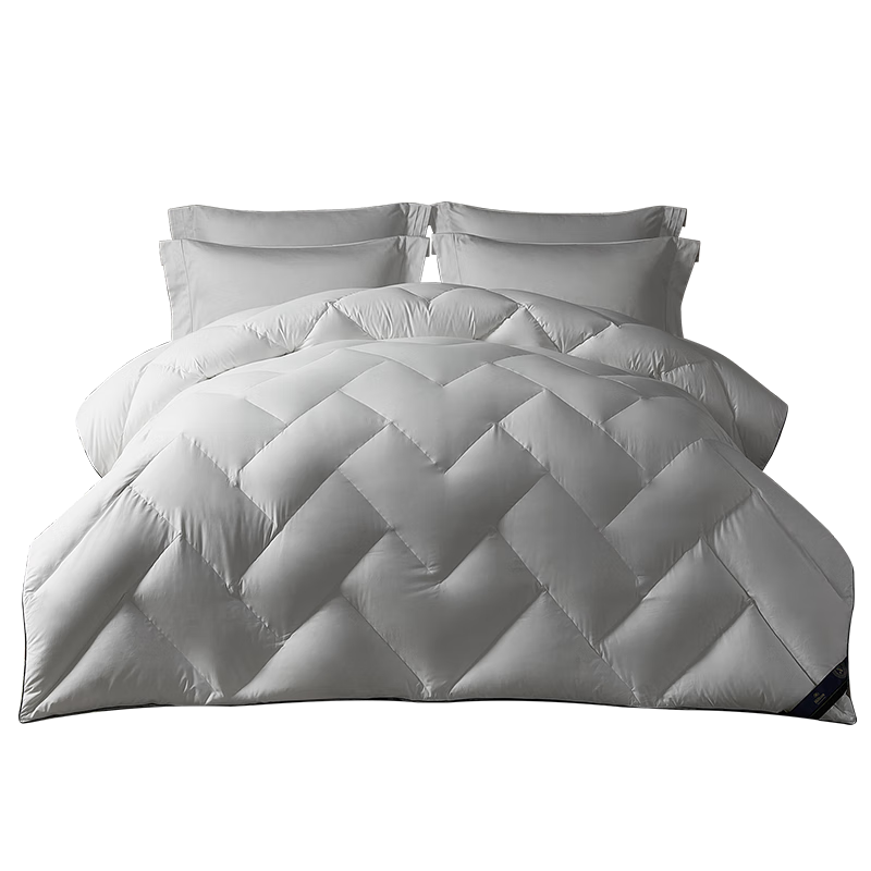 康爾馨羽絨被芯 95拒水白鵝絨被子冬季加厚保暖 填充760g 冬被150*210cm