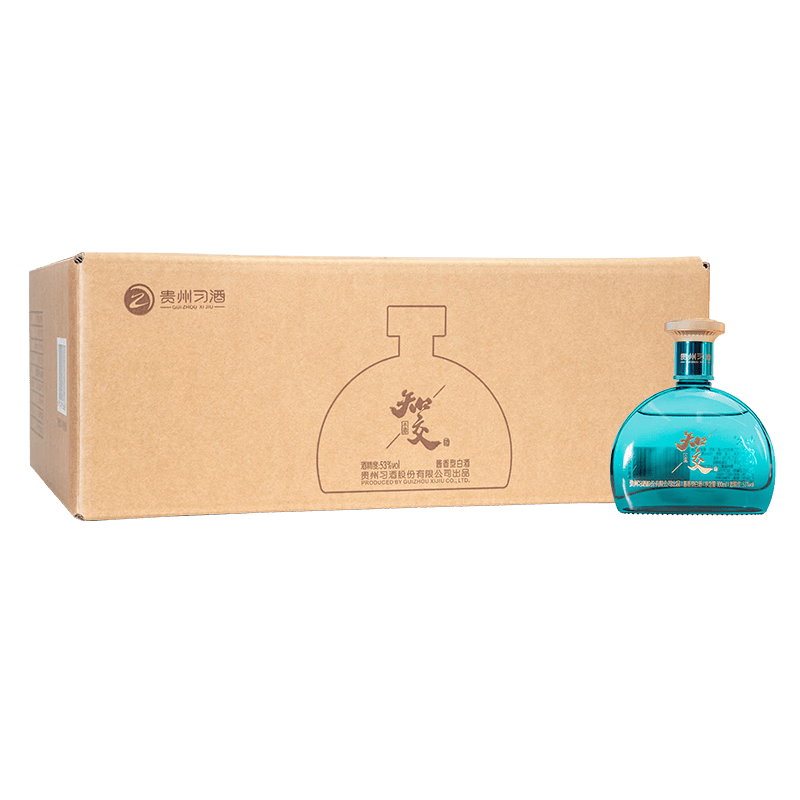 习酒知交 四季小酒 酱香型白酒 53度 100ml*24瓶 整箱装 谢霆锋代言