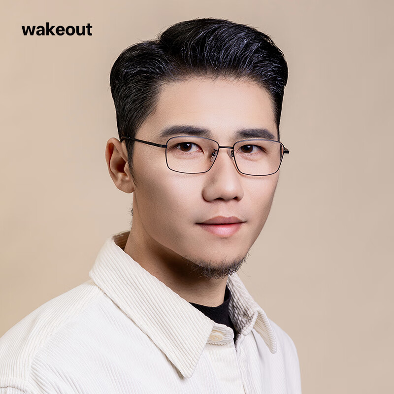 wakeout老花镜防蓝光高清时尚便携 超轻老花眼镜老光眼镜150度开学