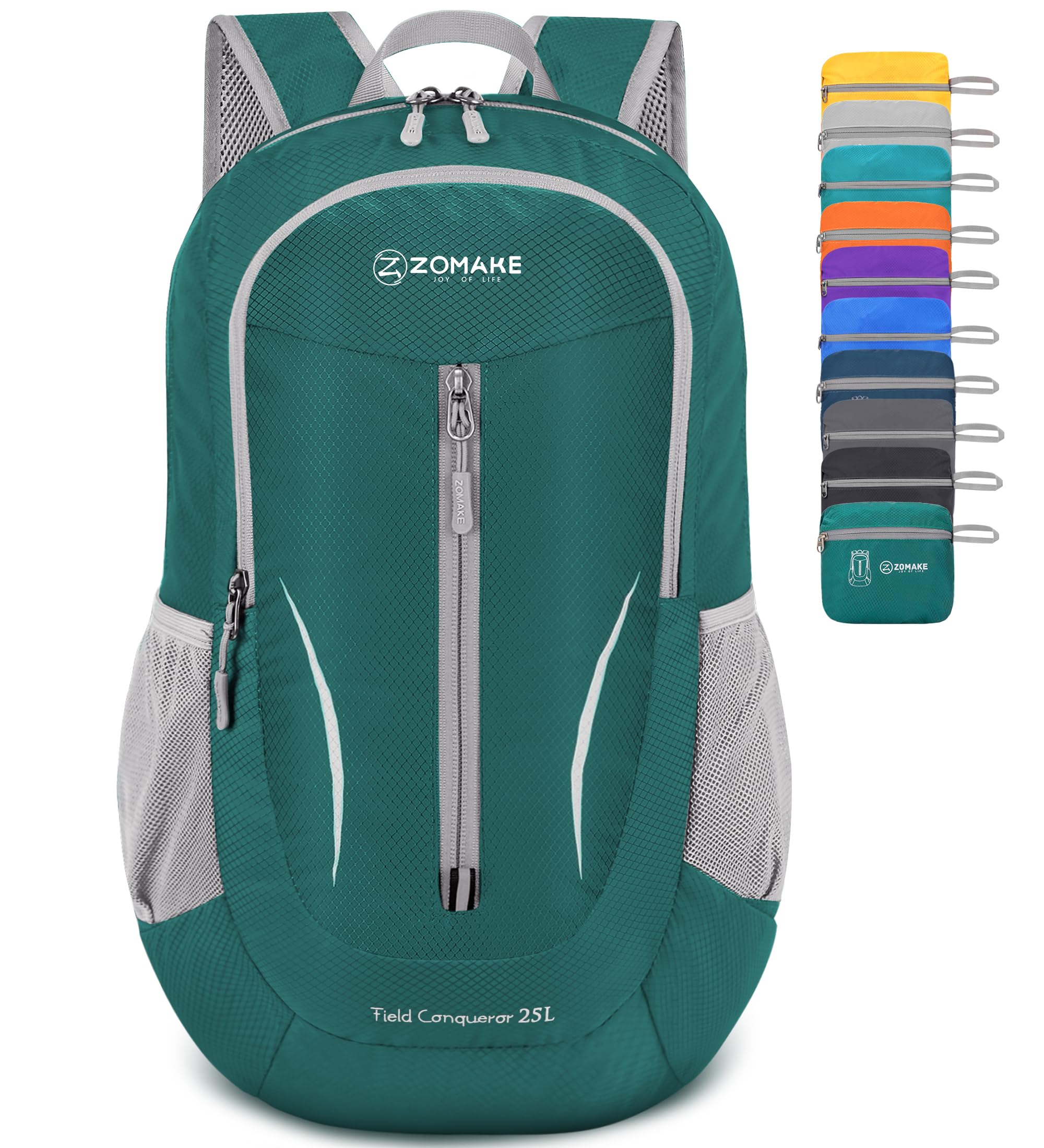 ZOMAKE 超轻可折叠背包 尼龙防水便携 徒步旅行通勤 多隔层收纳