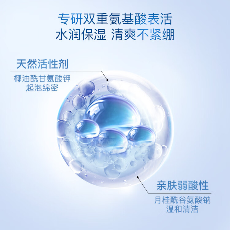 卓沿(SKIN ADVANCED)屈臣氏SA白金氨基酸泡沫洗面奶洁面敏感肌补水保湿新旧包装随机发 净透洁面乳 100ml *3