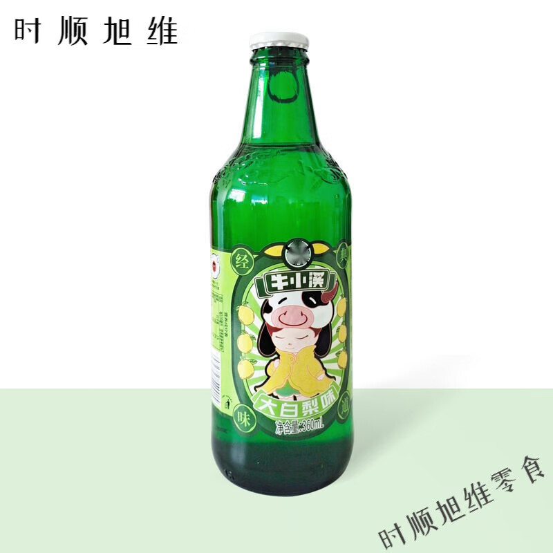欧贤禾牛小溪大白梨小香槟水蜜桃360ml*6瓶碳酸饮料东北怀旧老汽水网