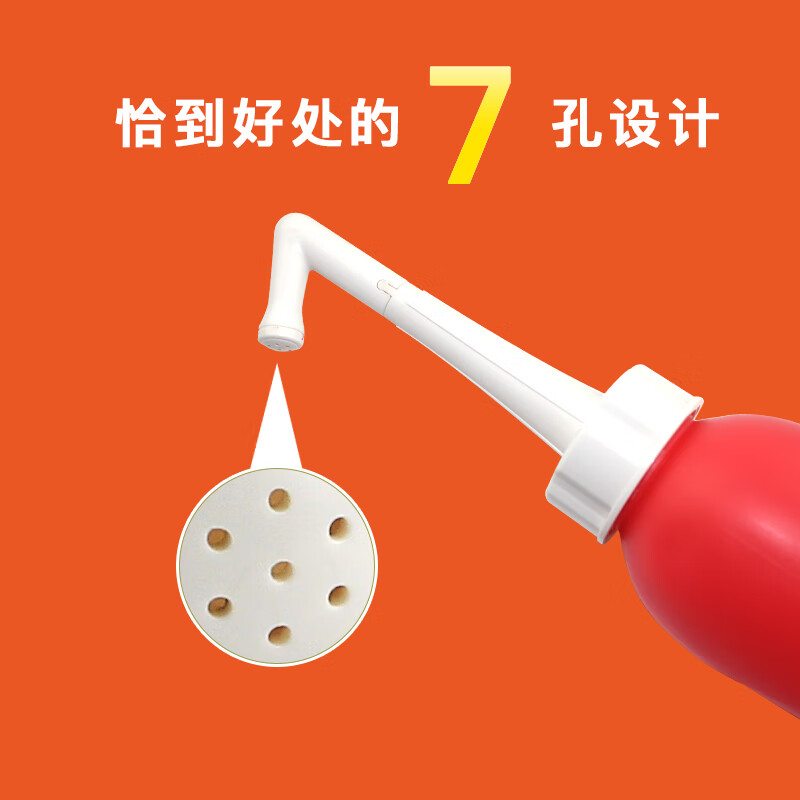洗喜乐便携式妇洗器洗屁器洁身器洗屁器手持式肛门冲洗器宝宝洗屁屁神器 白色