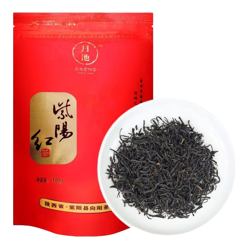 百草仙翁紫陽紅茶葉新茶陜西紫陽富硒茶產(chǎn)區(qū)濃香型一級工夫紅茶散裝袋裝 100克*1袋