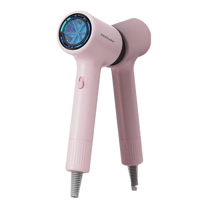 荣事达高速电吹风机家用蓝光离子护发速干大风力新款正品吹风筒 白色