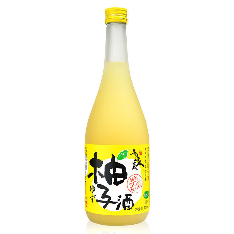 MissBerry日式梅酒蜜柚酒微醺柚子酒720ml果酒女士低度甜酒日本風(fēng)味網(wǎng)紅酒 720mL*1瓶