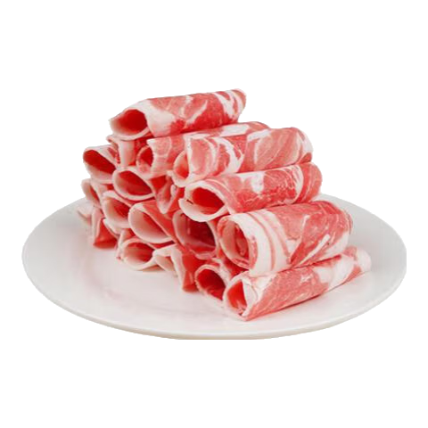 阿西娅甘肃靖远滩羊肉卷 原切涮煮火锅生鲜净含量400g源头直发