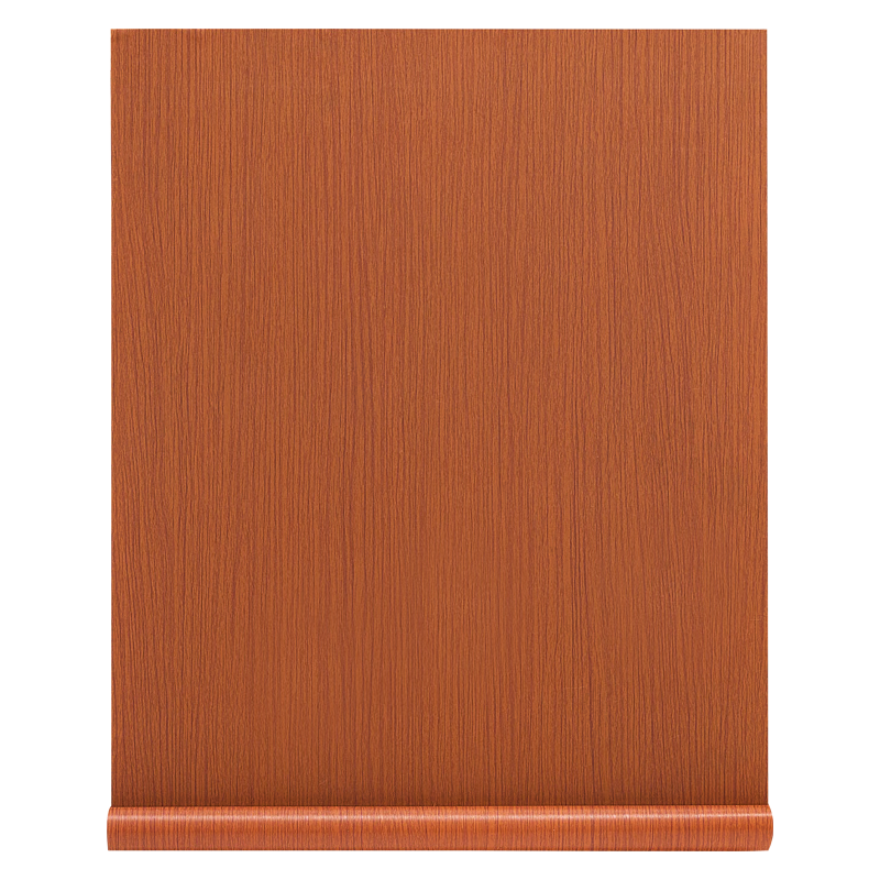 歐嘜 木紋貼紙墻紙自粘翻新貼書(shū)桌柜子櫥柜門(mén)貼膜家具貼 柚木3米