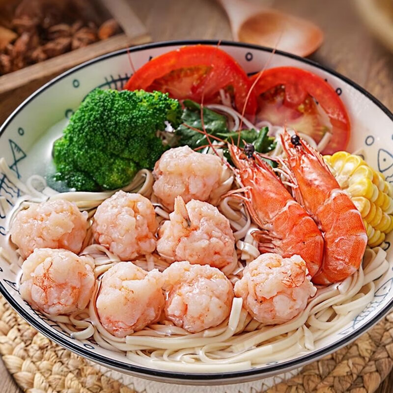 翰鸥斐有机盐田虾大虾无抗生素生态鲜虾虾仁孕妇宝宝辅食健康放心吃  有机生虾滑150g/袋*3 450g(净重) 