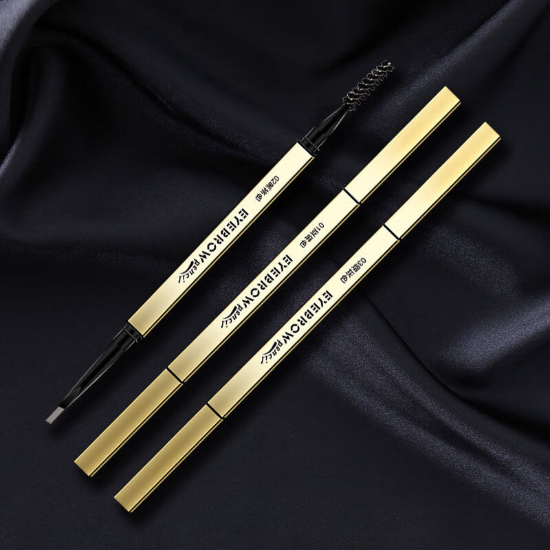 雅美姿(Romantz)精细速描双头眉笔易上色网红全套极细入门新手眉笔不掉色 黑茶色 1g