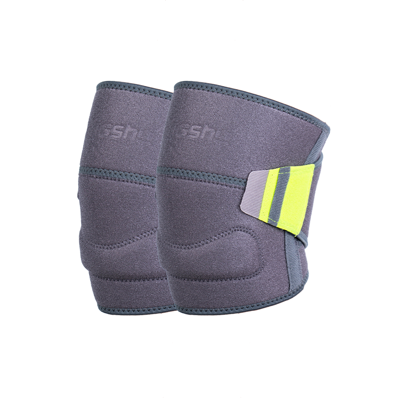 康舒（kangshu）护膝保暖老寒腿运动专业防护男女士专业膝盖保护半月板灰色XL码