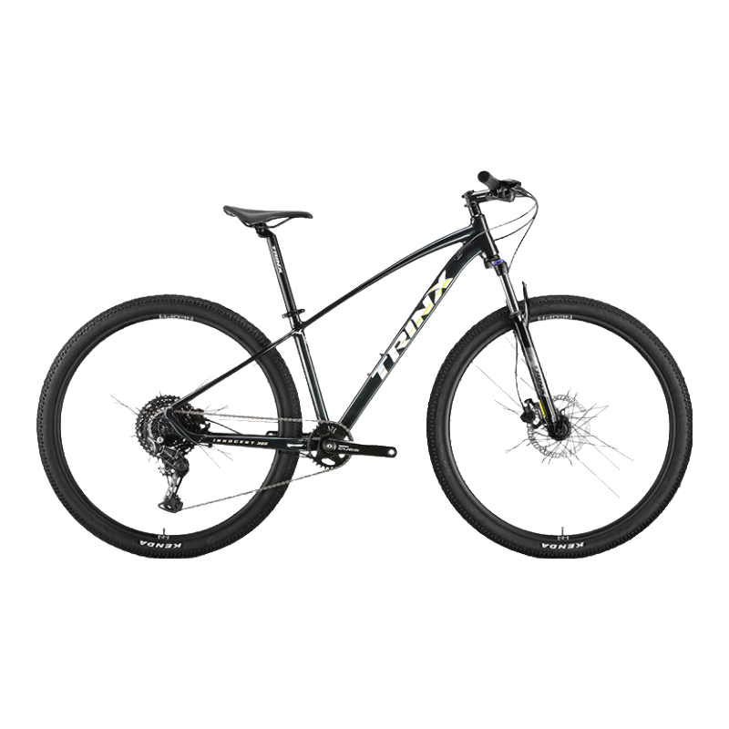 千里達（TRINX）極限300山地車禧瑪諾變速山地自行車男成人越野青少年 極限300-黑銀29x15160cm-185 29英寸  x 10速