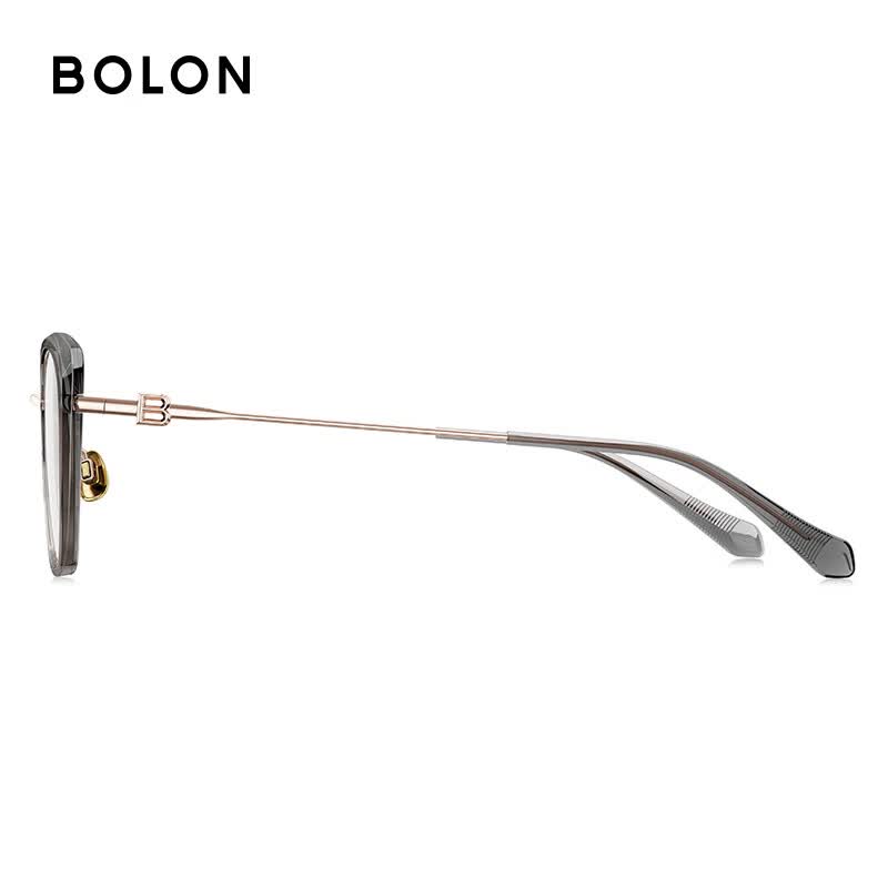 暴龙(BOLON)近视眼镜框 厂家直发 杨紫同款猫眼镜架 暴龙眼镜 BA6071 B13-薄暮茶棕 配优可视防蓝光1.60(600度内)