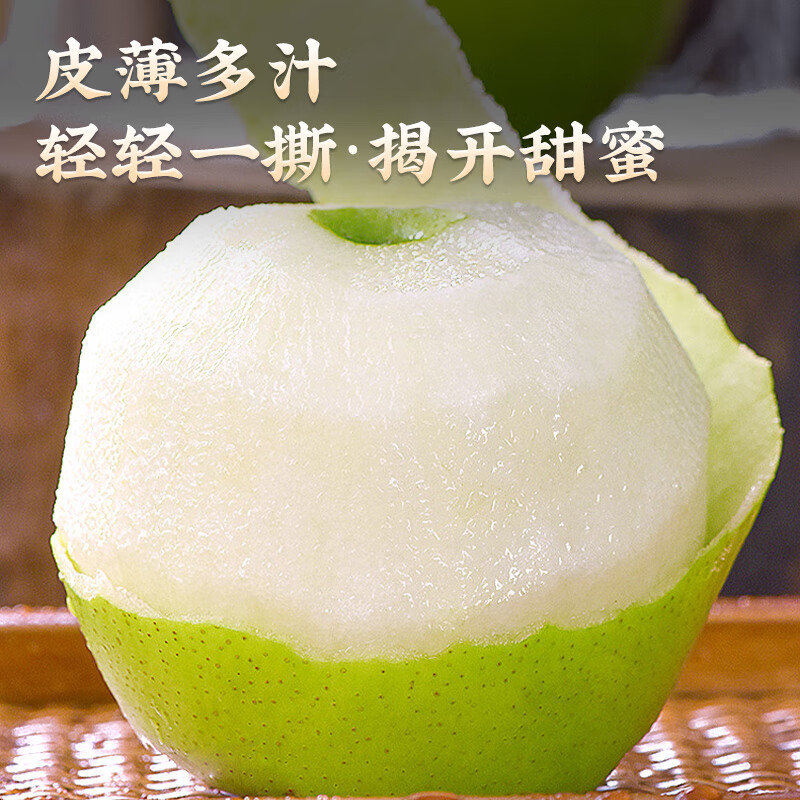 菲农【精美礼盒】正宗苏州树山翠冠梨子新鲜水果现摘当季礼盒砀山脆蜜 送礼力荐 【精美礼盒】6-7两8颗 顺丰
