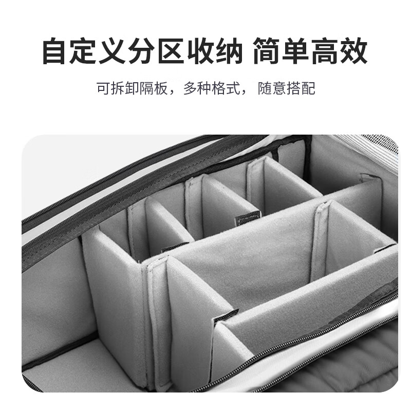 SEASKY相机无人机一体双肩包用于DJI大疆御Mavic 4 Pro/Mavic3/Air3S单反相机户外大容量摄影收纳背包 武士2 摄影双肩包30L【 防水面料】