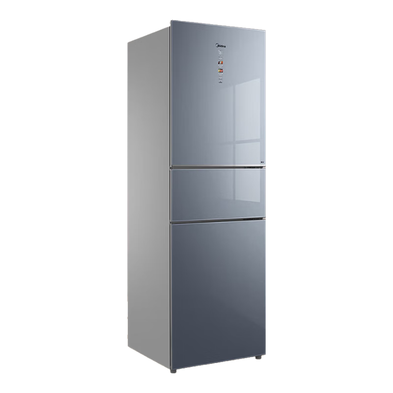 美的(Midea)215-271升三开门三门三温风冷无霜净味节能省电小型家用电冰箱 271升BCD-271WTGPZM沁玉蓝