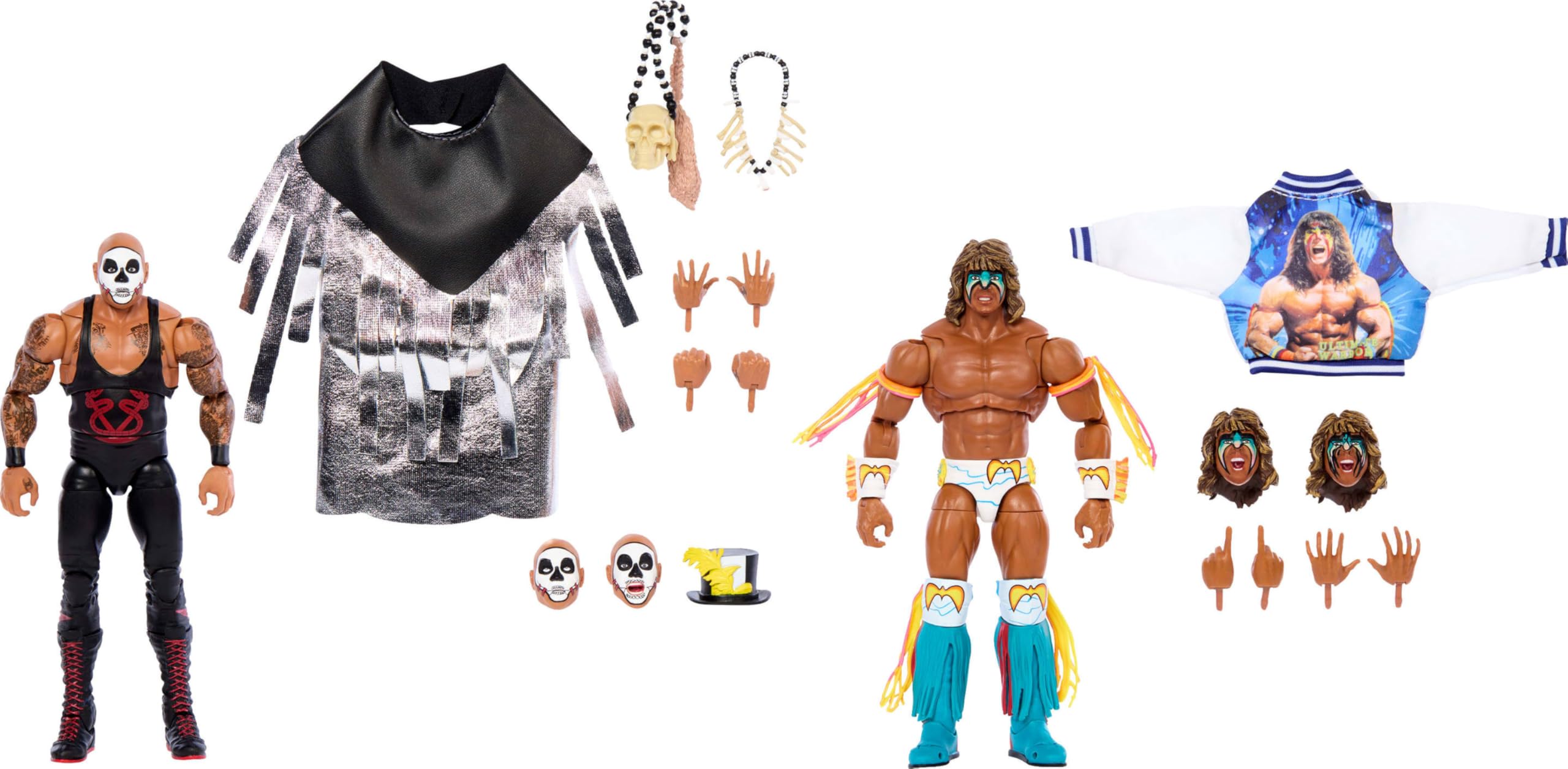 Mattel WWE 终极版可动公仔 2 件装 Greatest Grudges '92 多色