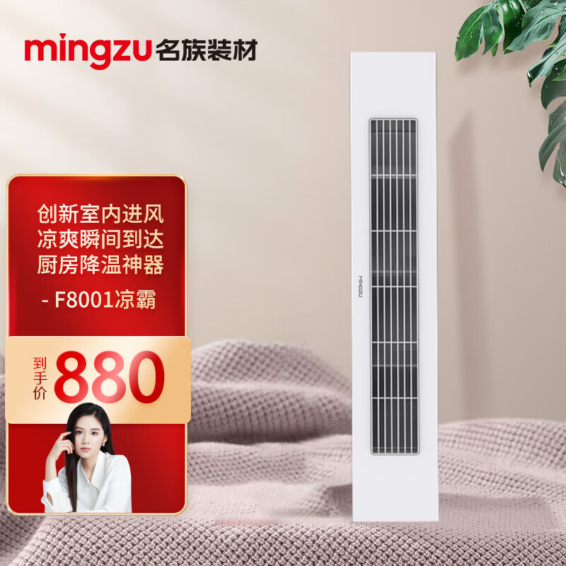 名族蜂窩大板吊頂嵌入式?jīng)霭?廚房制冷神器冷霸 無線遙控開關(guān)-F8001