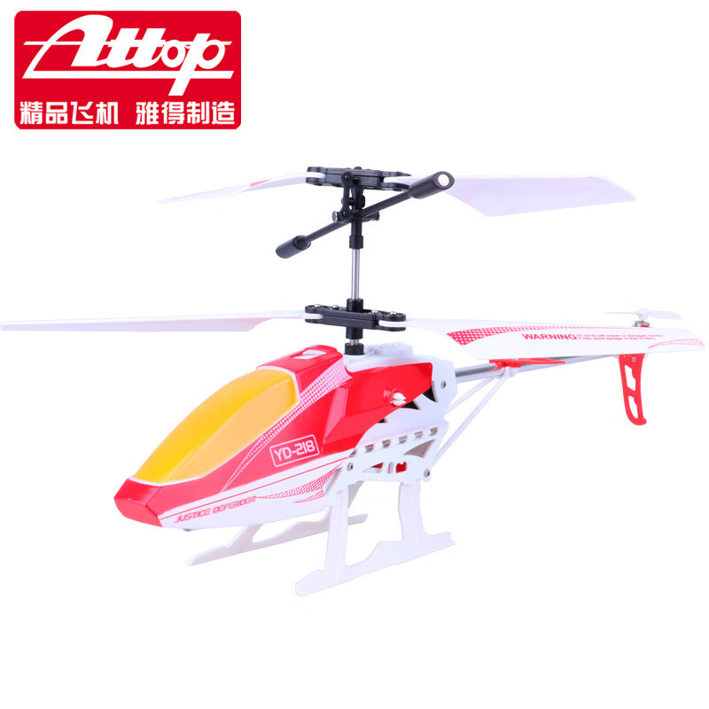 雅得（ATTOP TOYS）雅得YD-218蛟龍戰警3.5通遙控直升飛機兒童玩具直升機航模玩具 紅