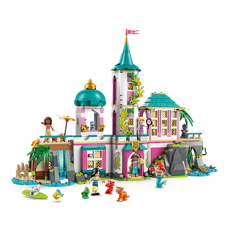 乐高（LEGO）积木拼装迪士尼43267 公主城堡与皇家宠物女孩儿童玩具圣诞礼物