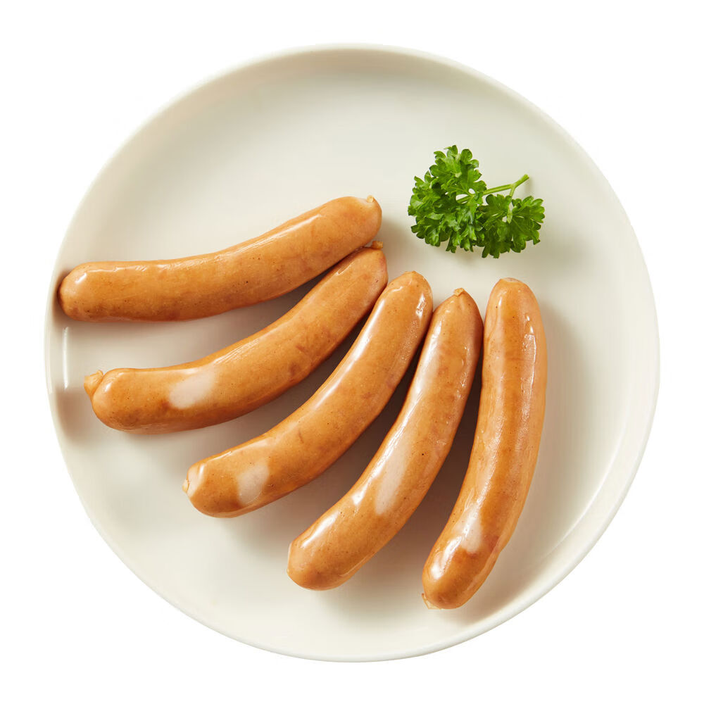 盒马工坊减盐维也纳风味早餐肠100g(5根)冷藏减盐高蛋白 维也纳风味早餐肠100g5根1袋