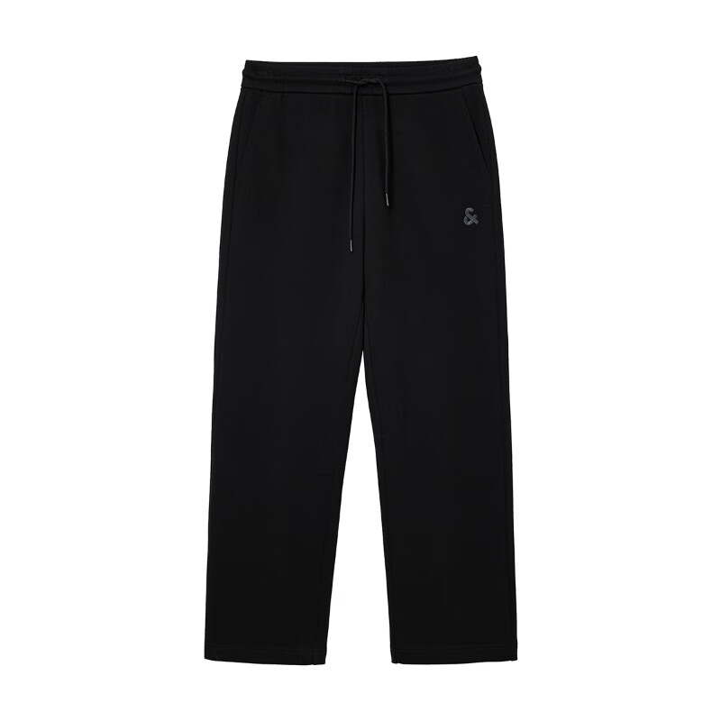 杰克·琼斯(JACK&JONES)25年男装秋季新款抽绳休闲百搭日常纯棉舒适束脚口卫裤22531D031 E40黑色 黑色 38 190