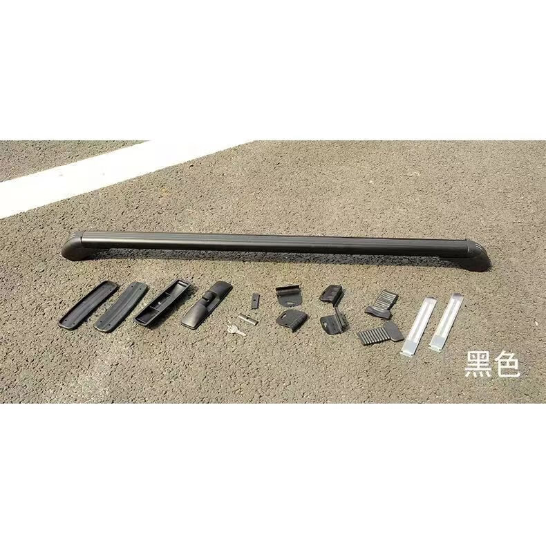 乾行長安糯玉米Lumin專用車頂行李架橫桿車載行李箱框改裝鋁合金載重 糯玉米黑色一根價 免打孔