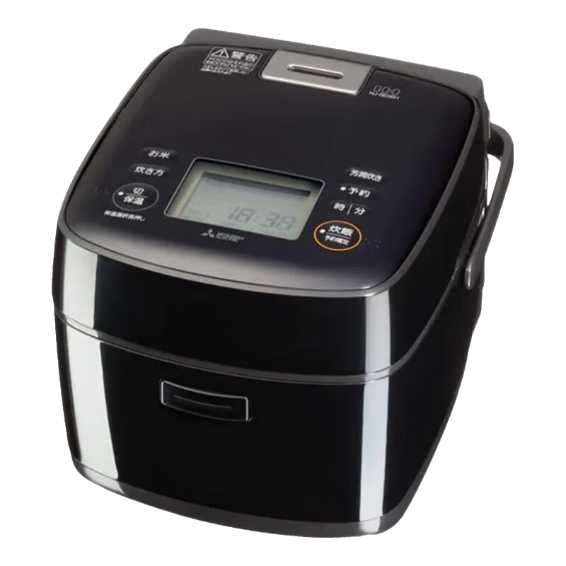 三菱電機(jī)【日本直郵】日本制三菱電機(jī)電飯煲 備長(zhǎng)炭電飯煲 IH式電飯煲 五層全覆蓋加熱【需變壓器】 NJ-SE06H-B【需變壓器】 1.95L