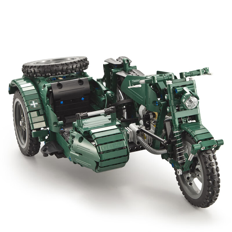 咔搭（CaDA）cada咔搭摩托車(chē)模型積木拼裝機車(chē)車(chē)模擺件遙控玩具男孩禮 【C51021】摩托車(chē)_629顆粒