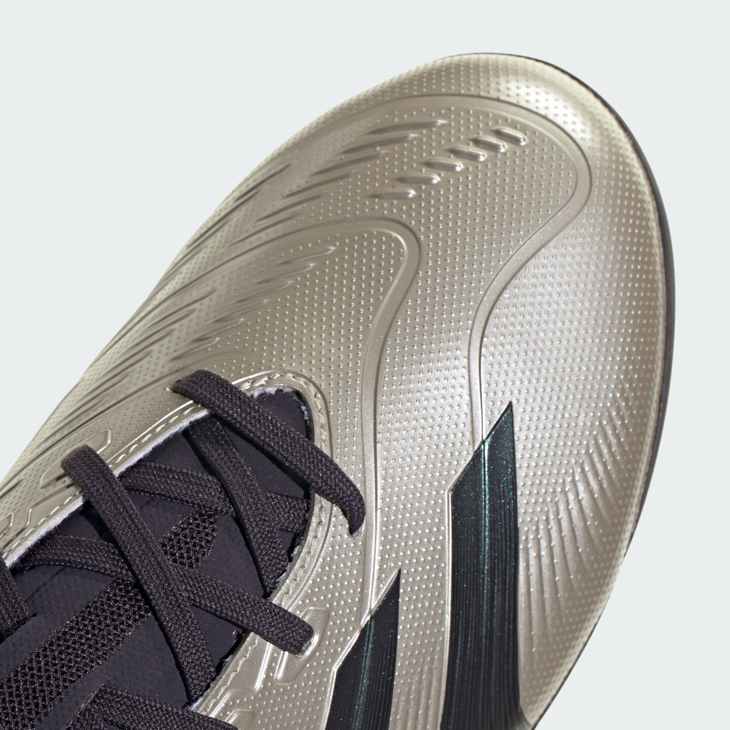 adidas PREDATOR LEAGUE人造草皮2G/3G AG定制短钉足球鞋阿迪达斯 金属银灰色/黑色/漩涡荧光红 42