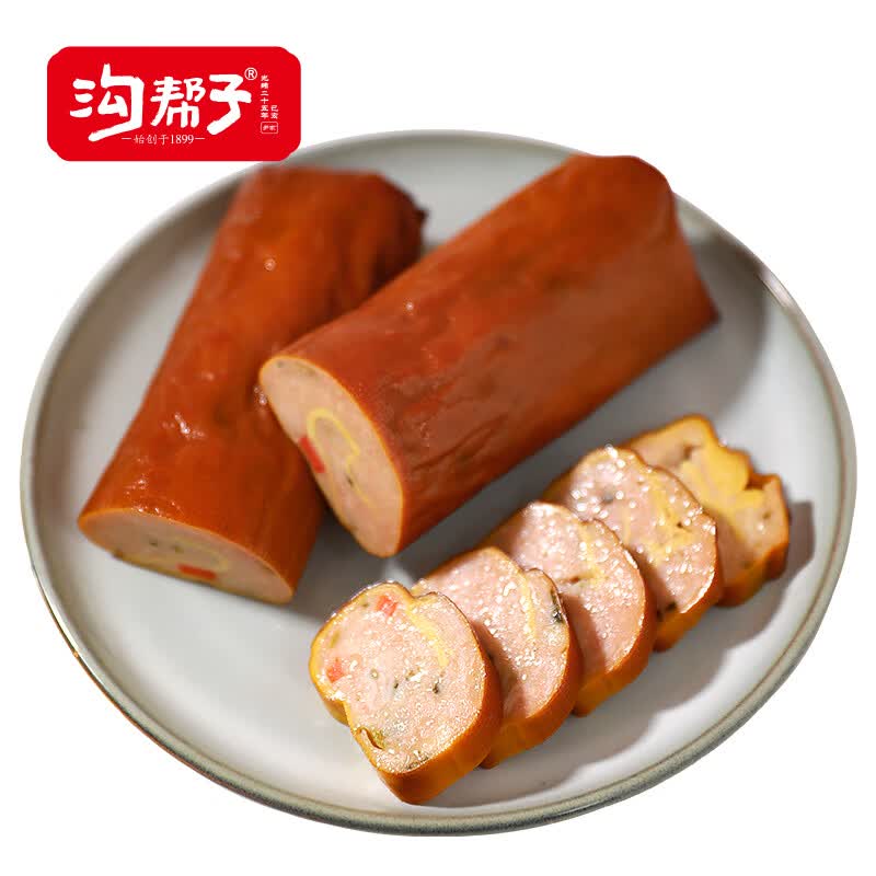 沟帮子【79元任选5件】熏味小食拼盘鸡肝鸡心鸡翅尖鸡胗厂家直发 干豆腐肉卷160g*2