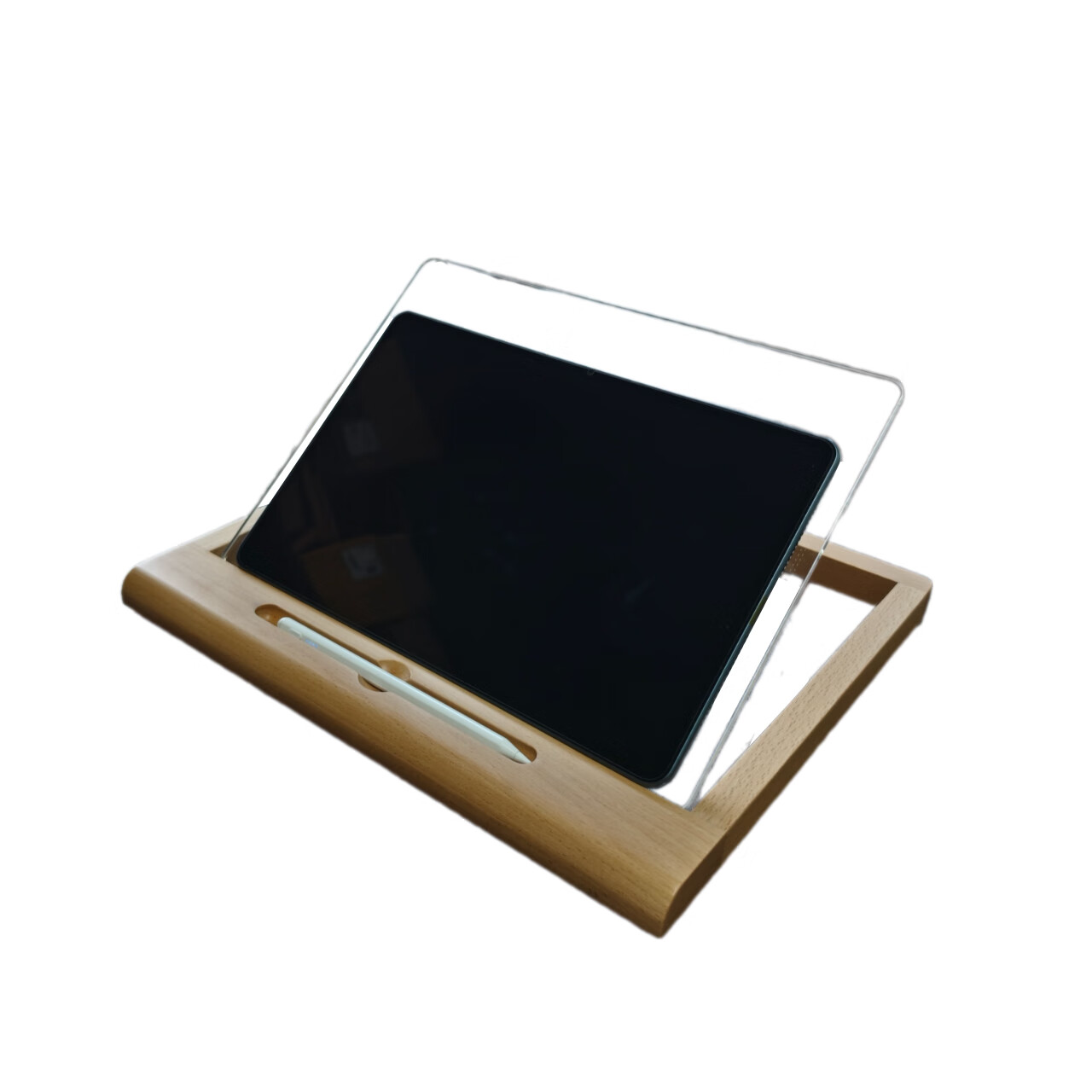 GNOVEL平板支架ipad绘画支架木质桌面手绘板承重强可折叠便携散热懒人学习写字画画适用苹果华为小米