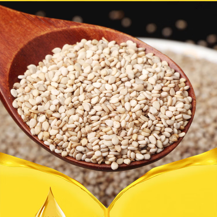 武当农夫房县葵花籽油菜籽油山茶油桶装家用物理压榨食用油清炒煎炸 芝麻油 500mL*2瓶 （一级）