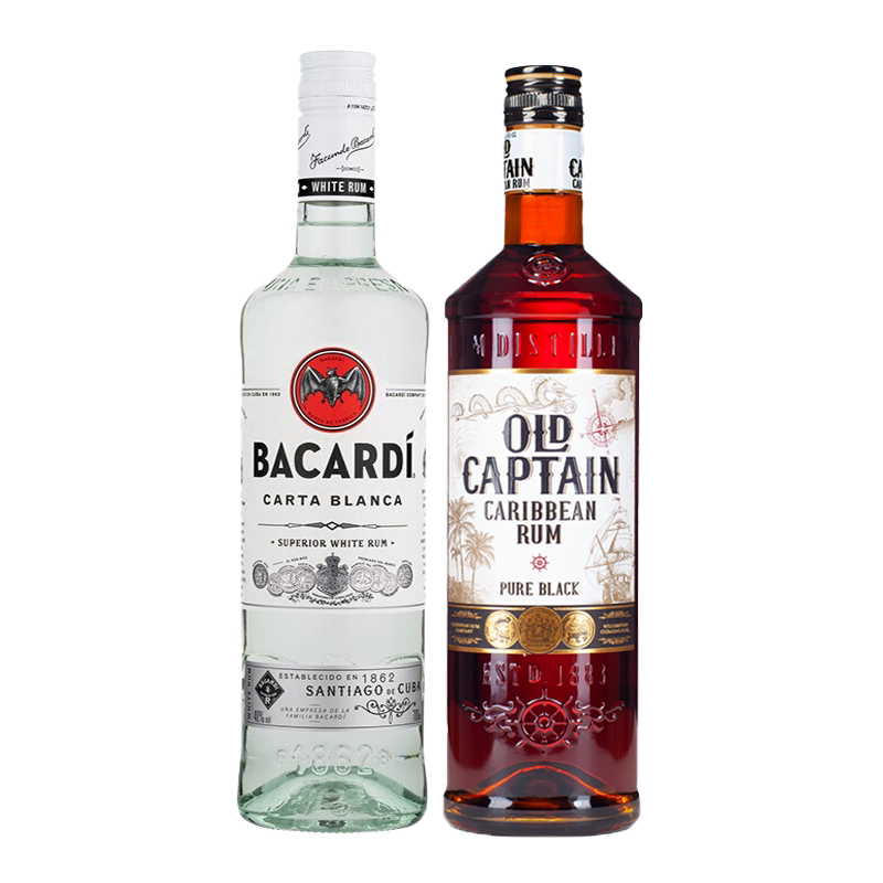 加勒海俱乐部百加得白朗姆 摩根金朗姆  151朗姆酒 莫吉托 自由古巴