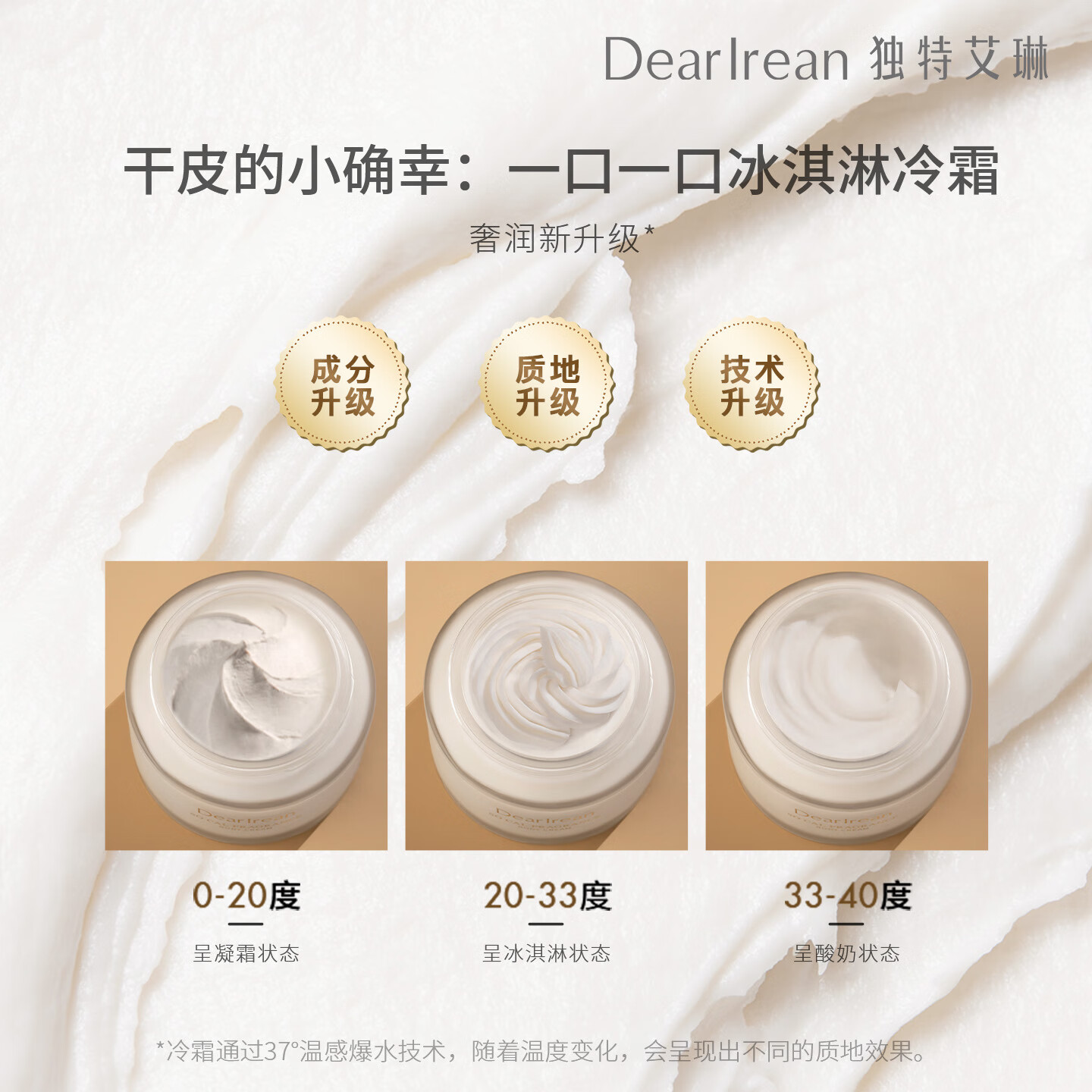 独特艾琳（Dear lrean）身体乳润肤乳冷霜保湿香味留香长干皮可用润肤烟酰胺清爽护肤乳膏 我的少年180g