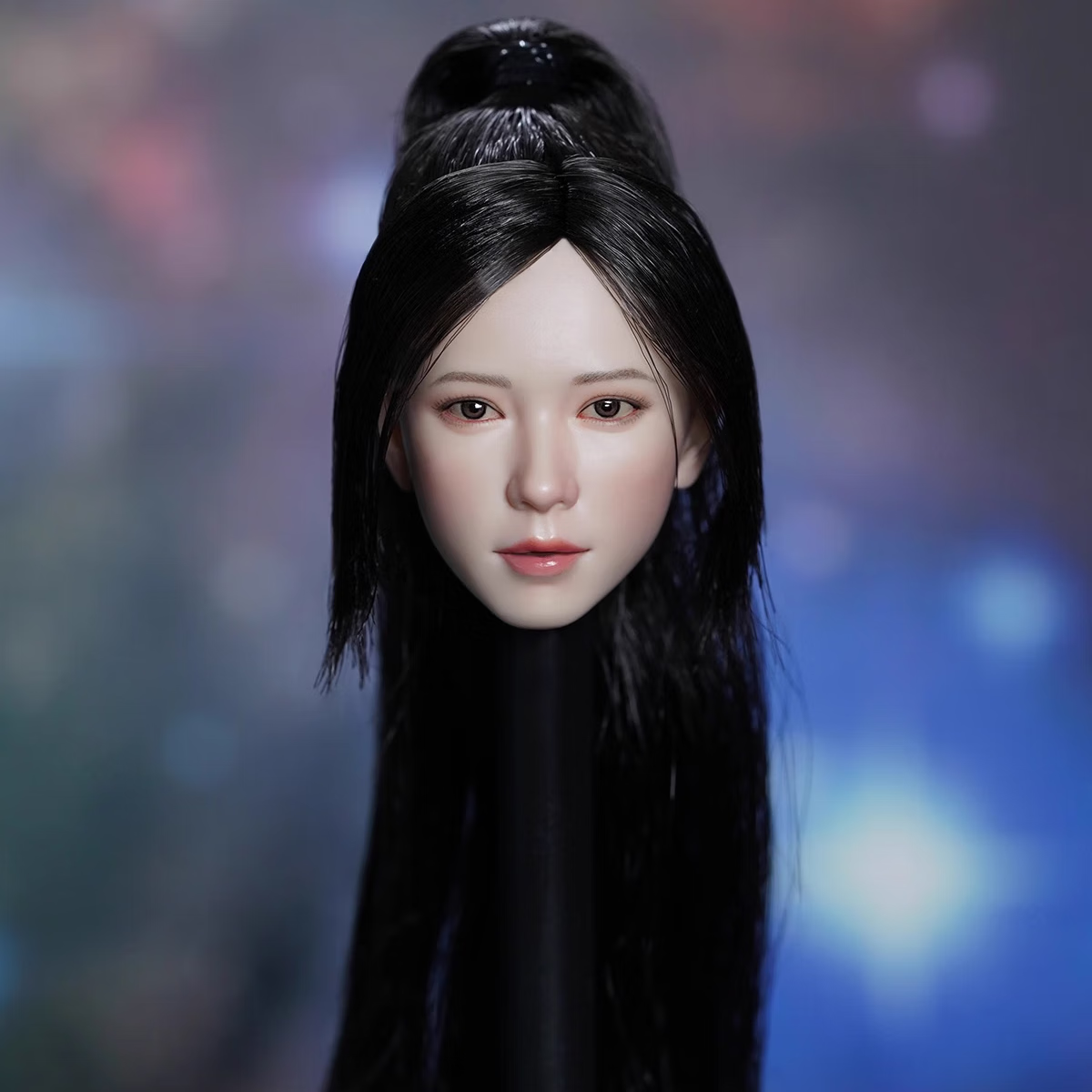 diizign1/6兵人模型sdh034 女兵人植发长发古装头雕ph 岚包胶素体用