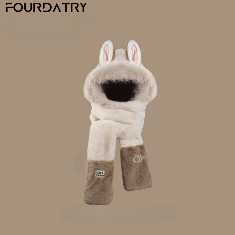 FOURDATRYΧ������һ��Ů�ɰ���ͨ��������ë��ñ�Ӷ����Ӻ�ůñ������ ������������ס���ɫ